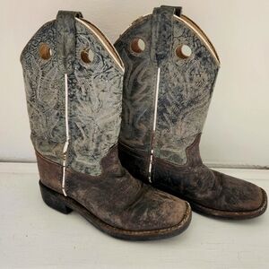 Old West Kids Cowboy Boots Size 13 Little Kid